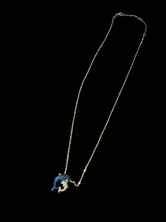 Blue Dolphin Necklace