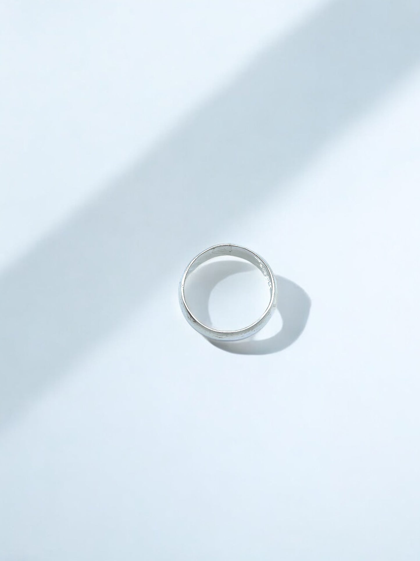 Silver Plain Rings A105