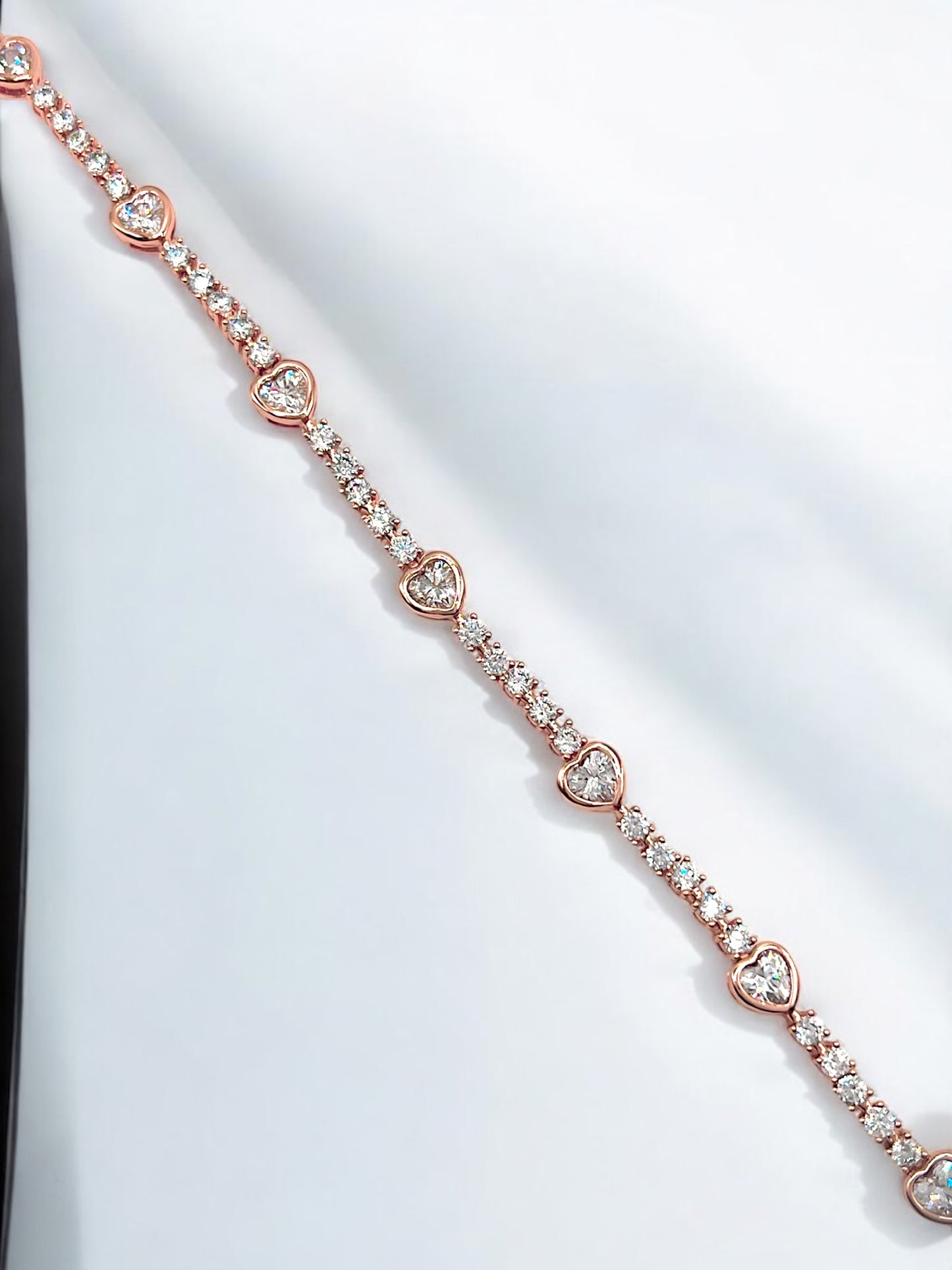 High Quality Diamond Heart Bracelet A112