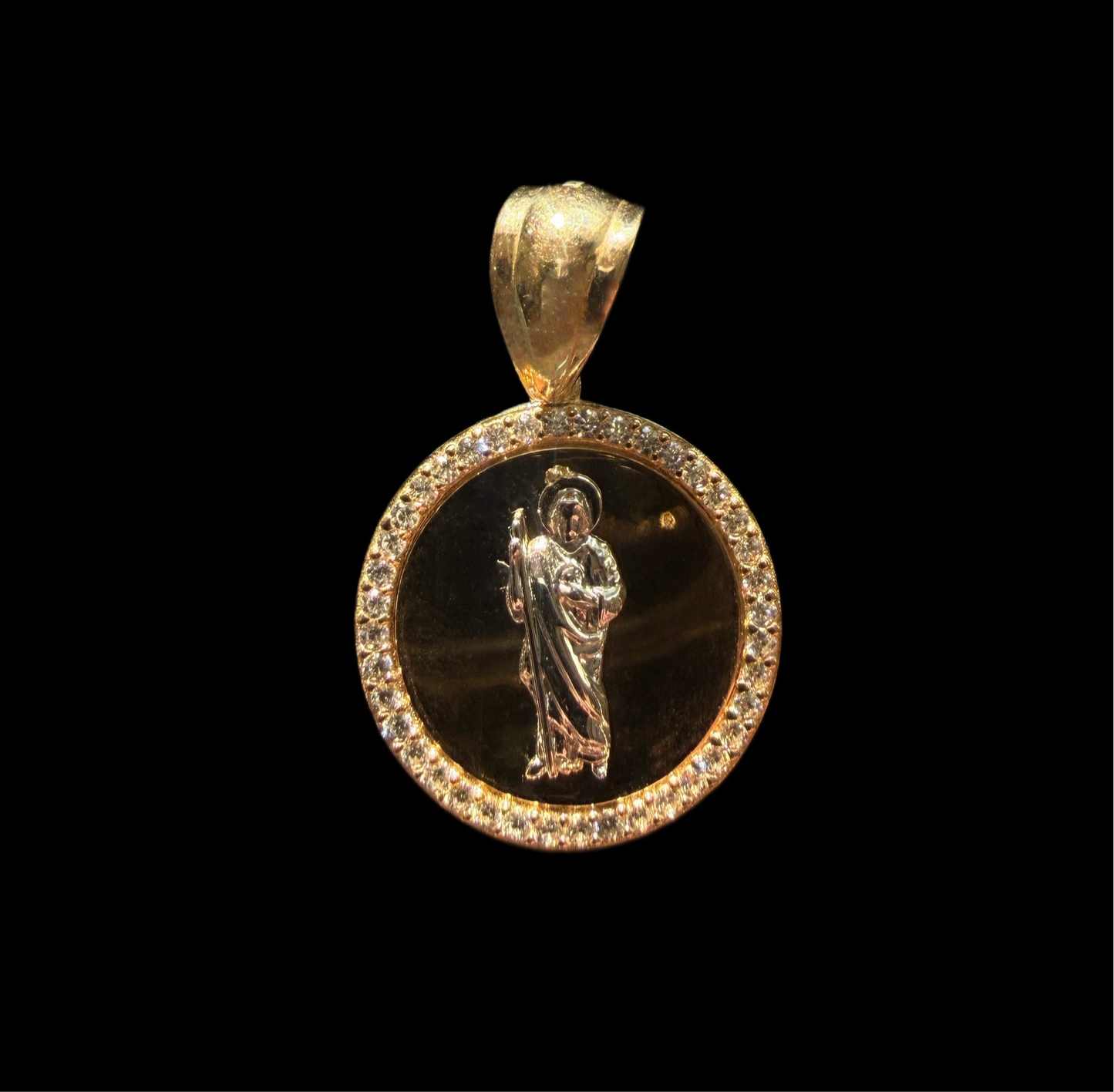 Round San Judas Pendant