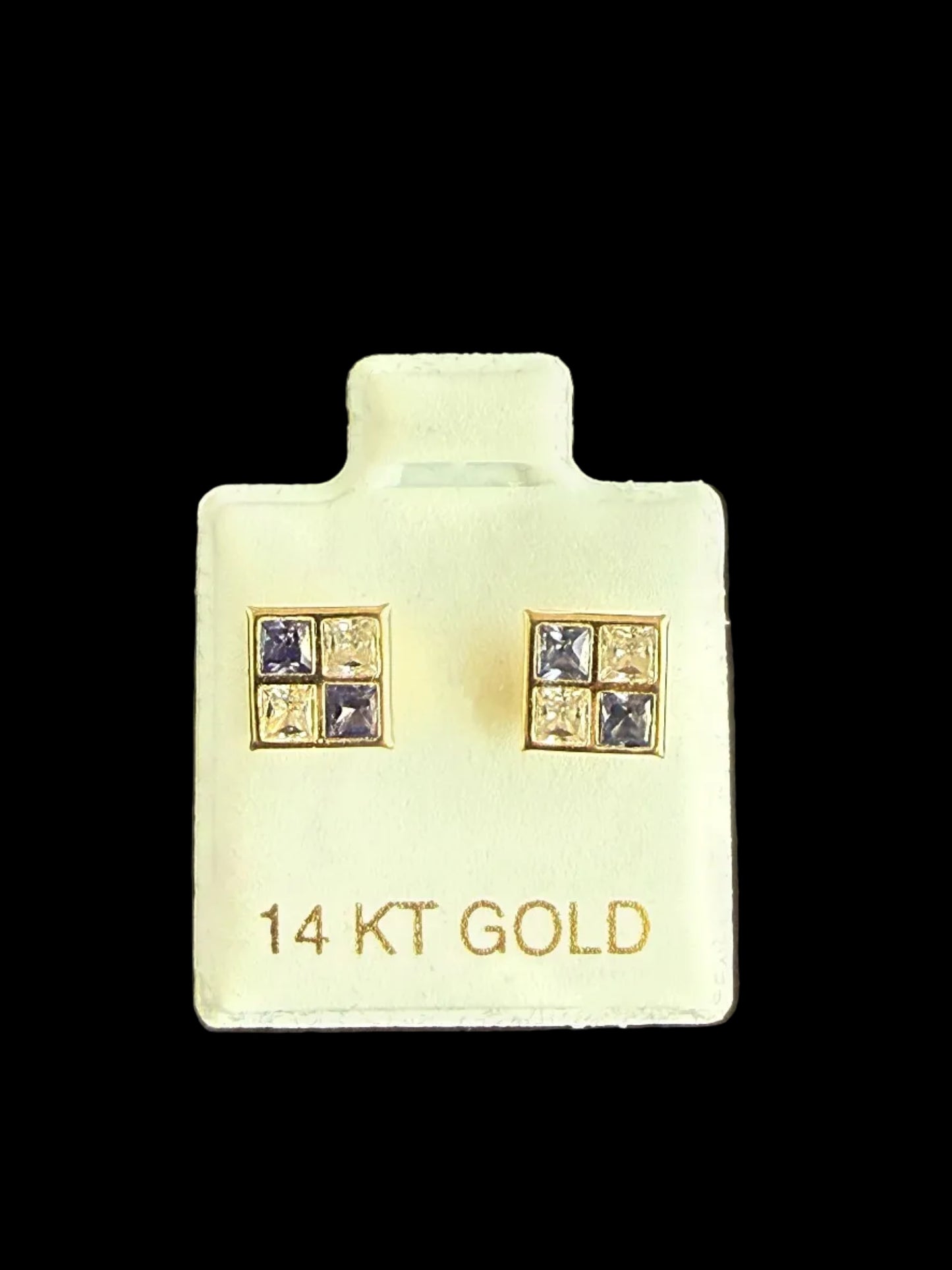 Princess Cut Earrings