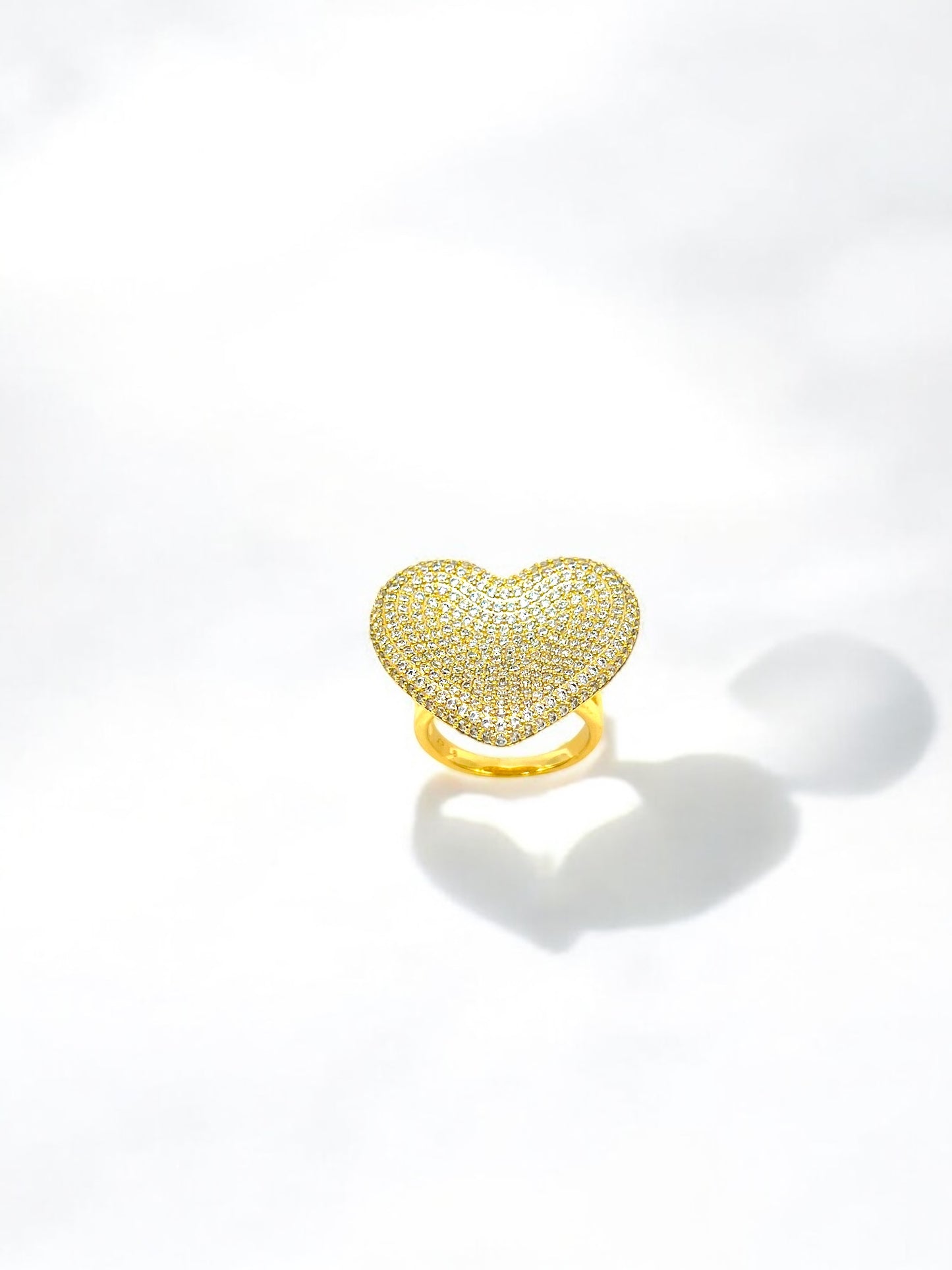 High Quality Diamond Heart Ring A70