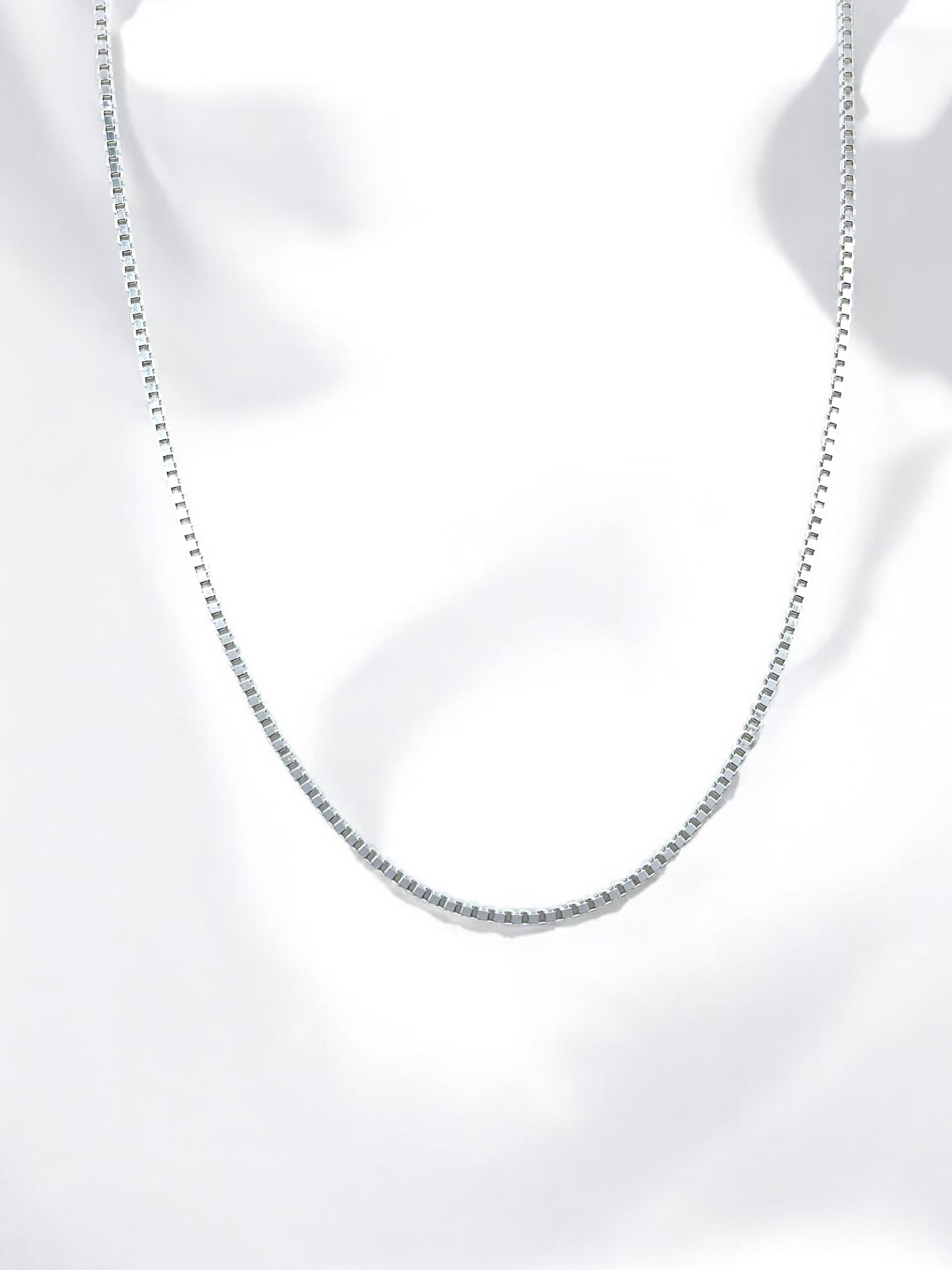 Silver Box Chain Size 20" 2mm A163