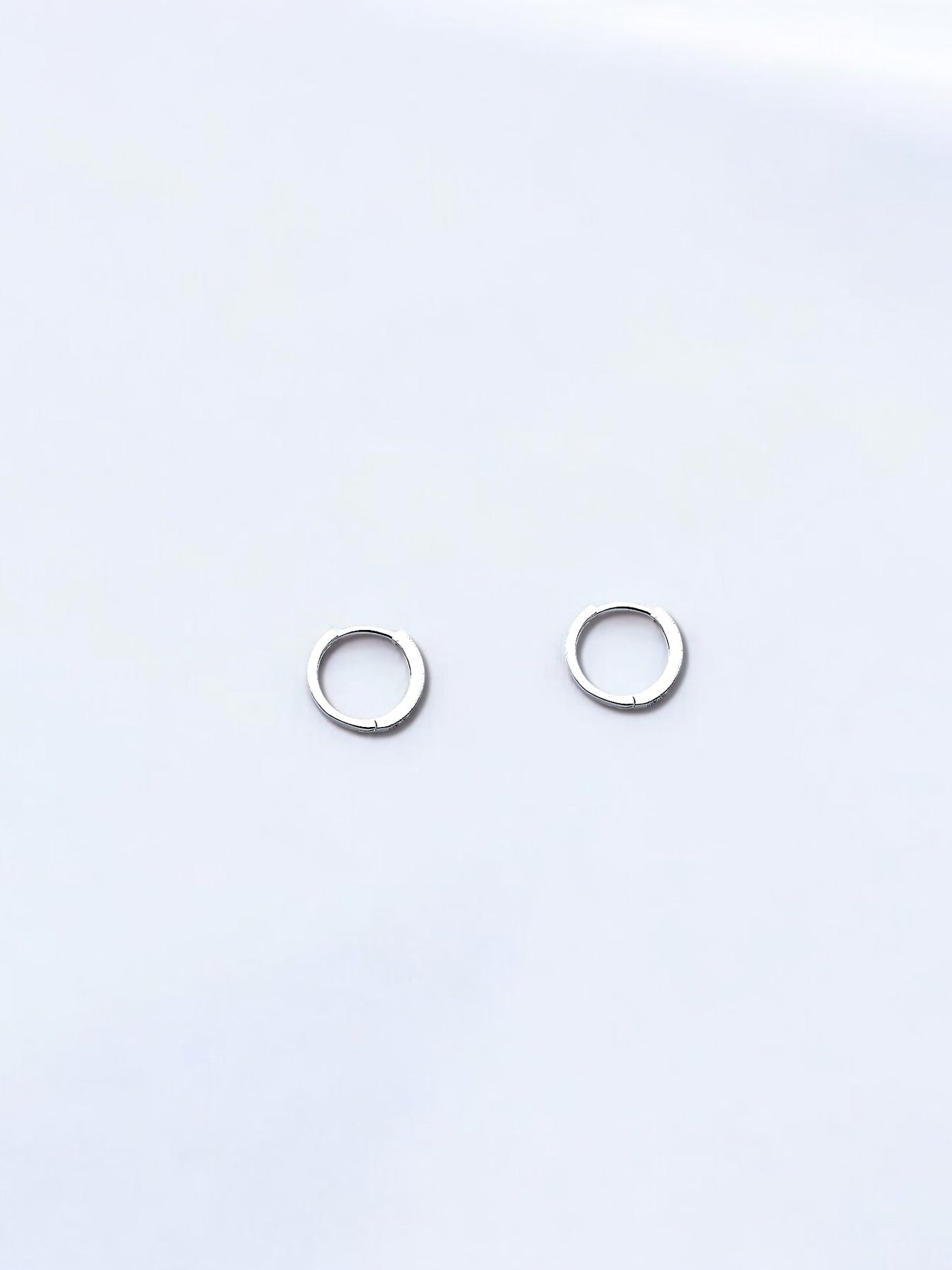 Silver Small Hoop Earrings A35