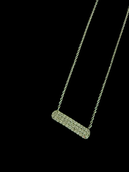 Páve Bar Necklace