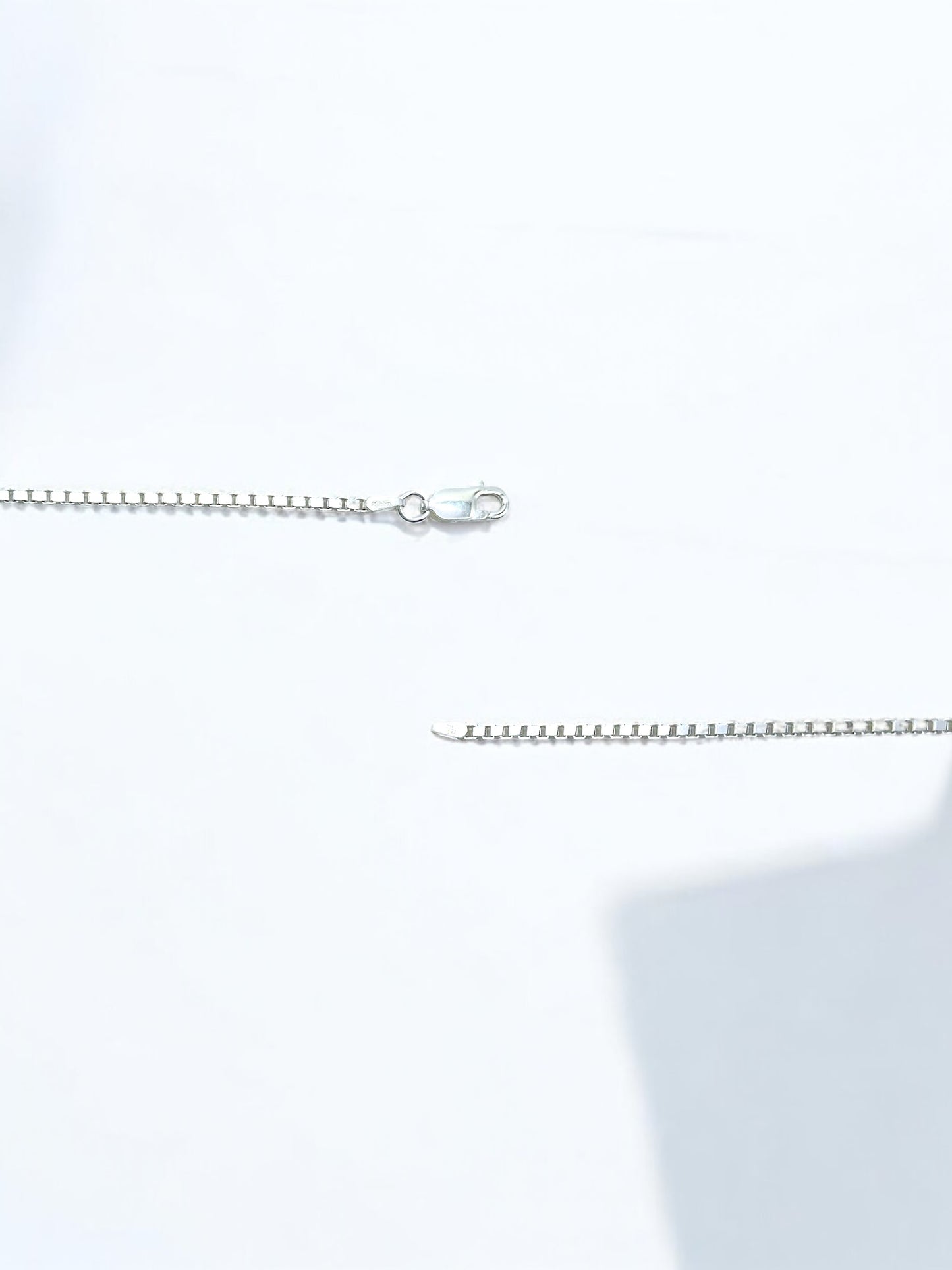 Silver Box Chain Size 20" 2mm A163