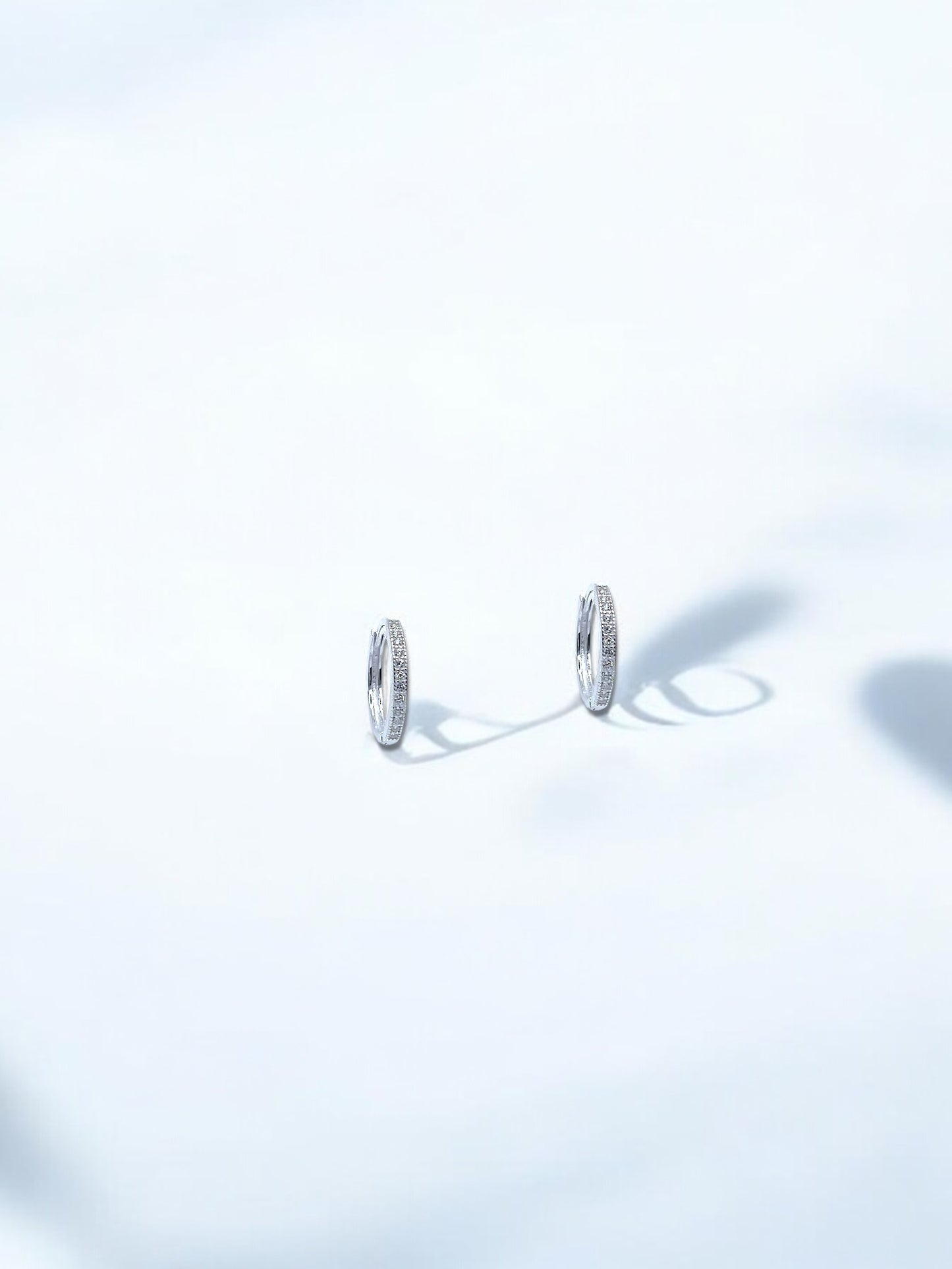 Silver Small Hoop Earrings A35