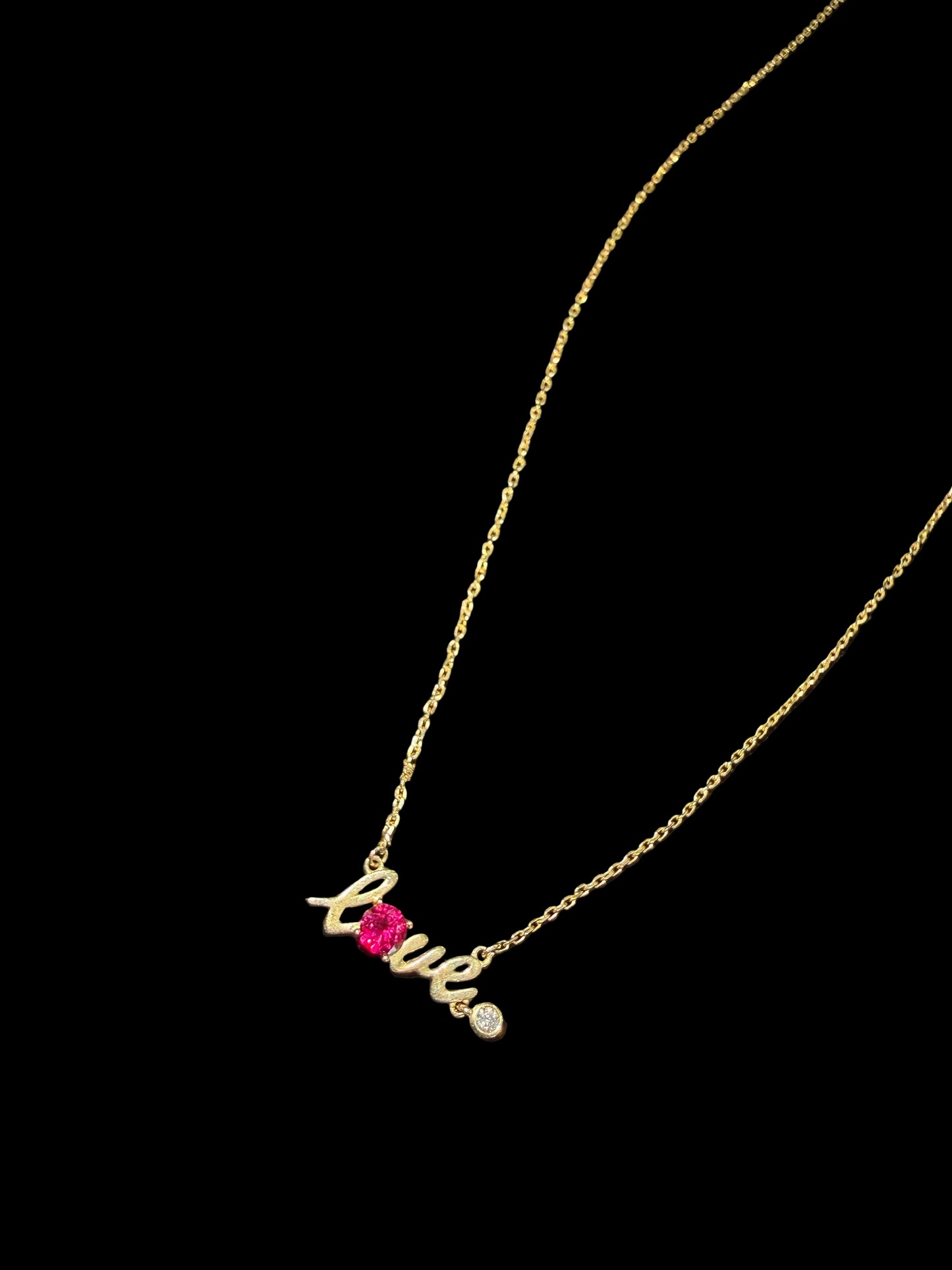 Gold Love Necklace
