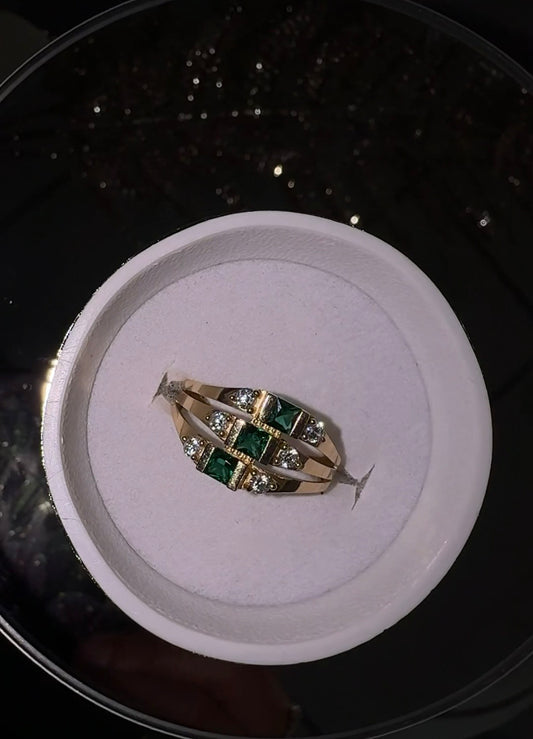 Emerald Treasure Ring