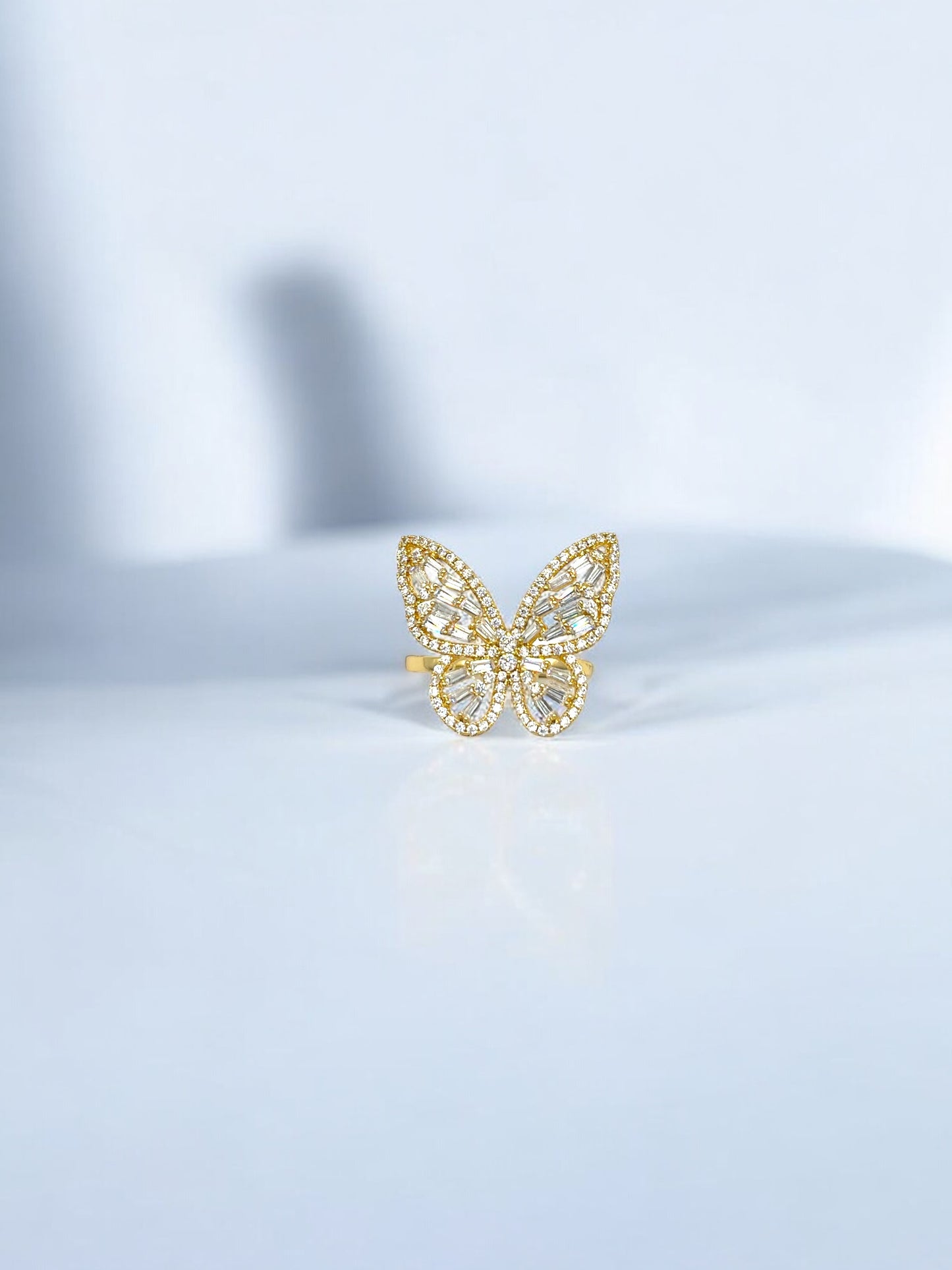 High Quality Adjustable Butterfly Ring A52