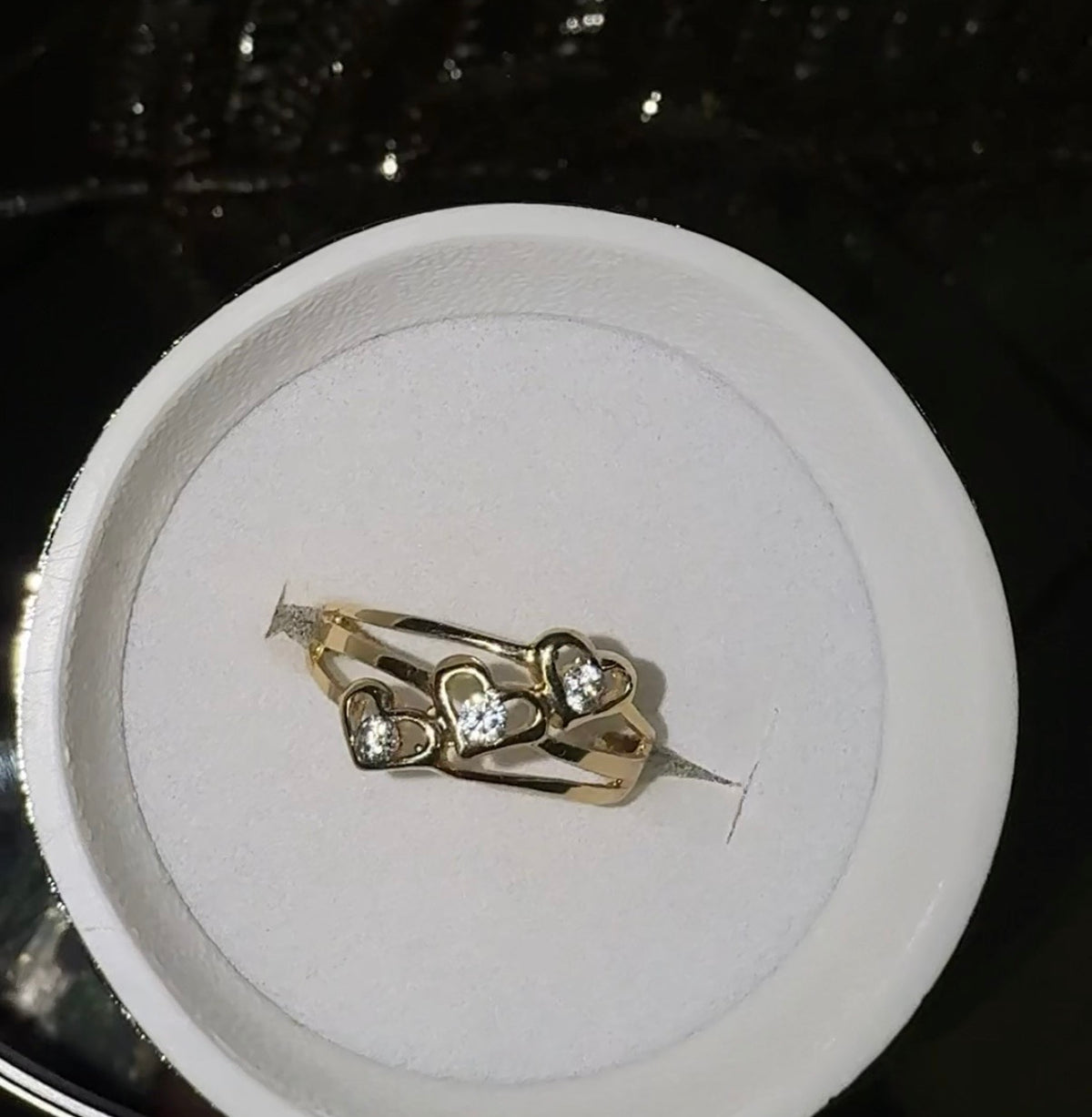 Sweetheart Trio Ring