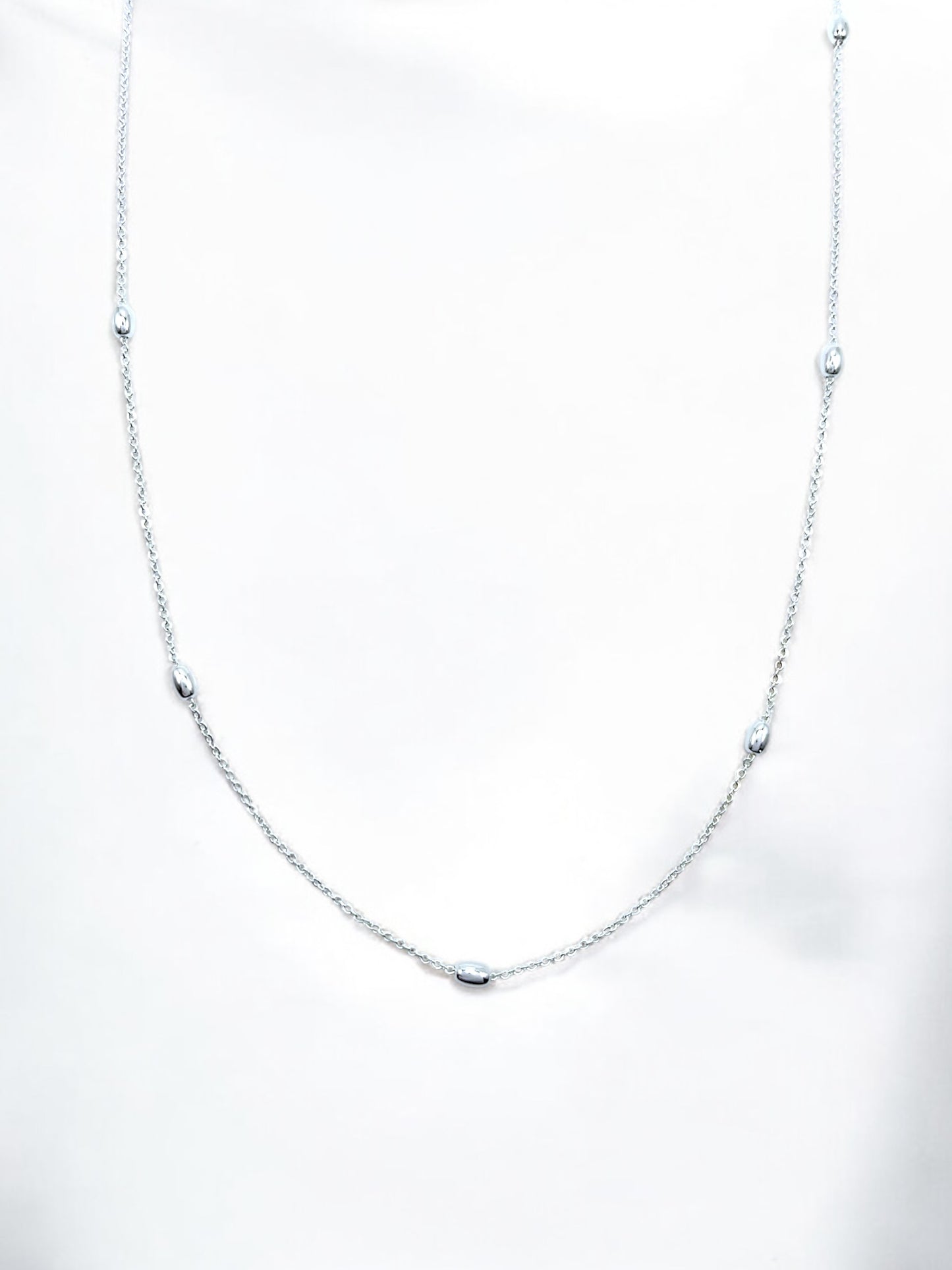 Silver Bead Chain Size 22" 3mm A165