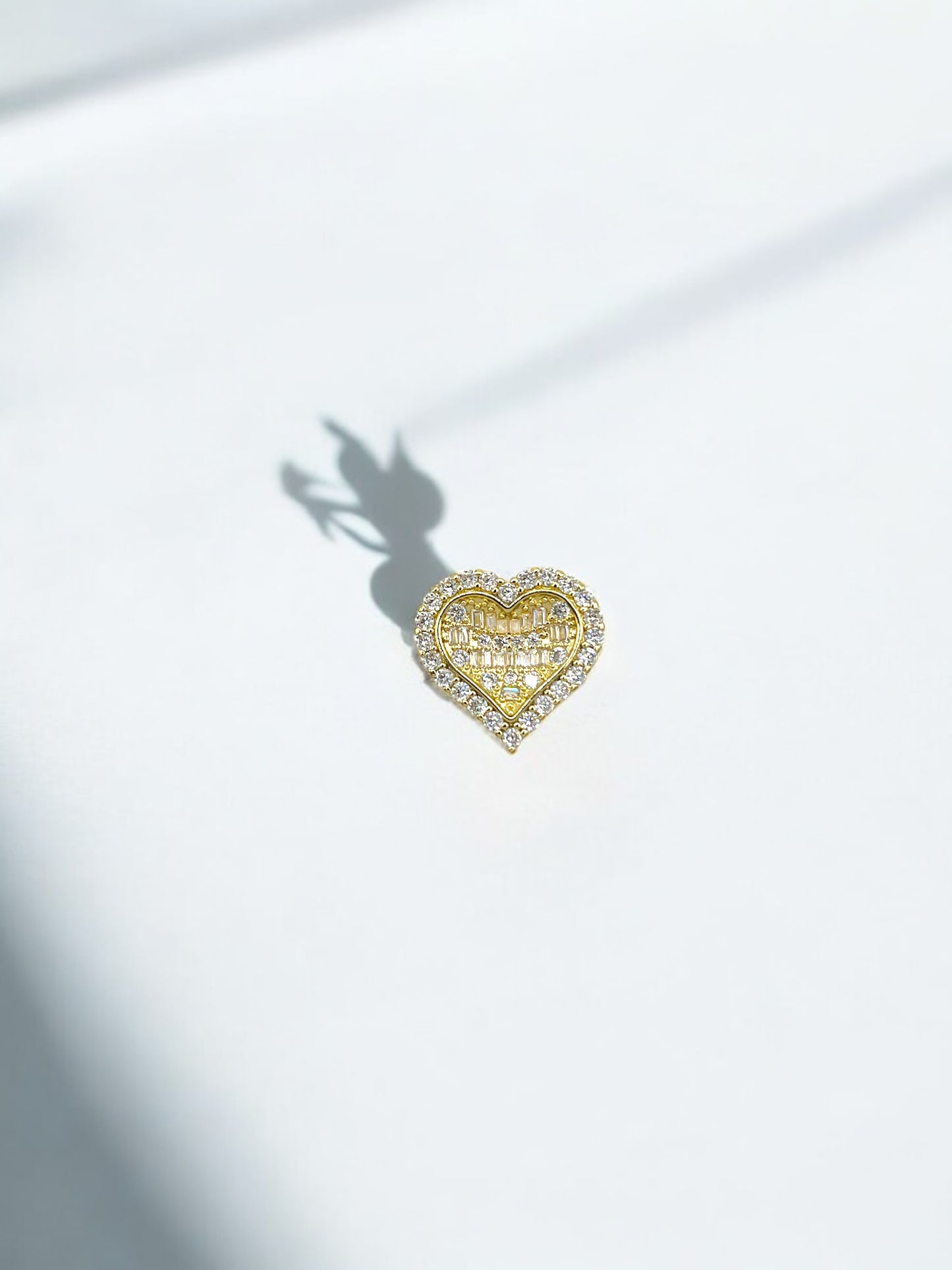 High Quality Adjustable Diamond Heart Ring A53