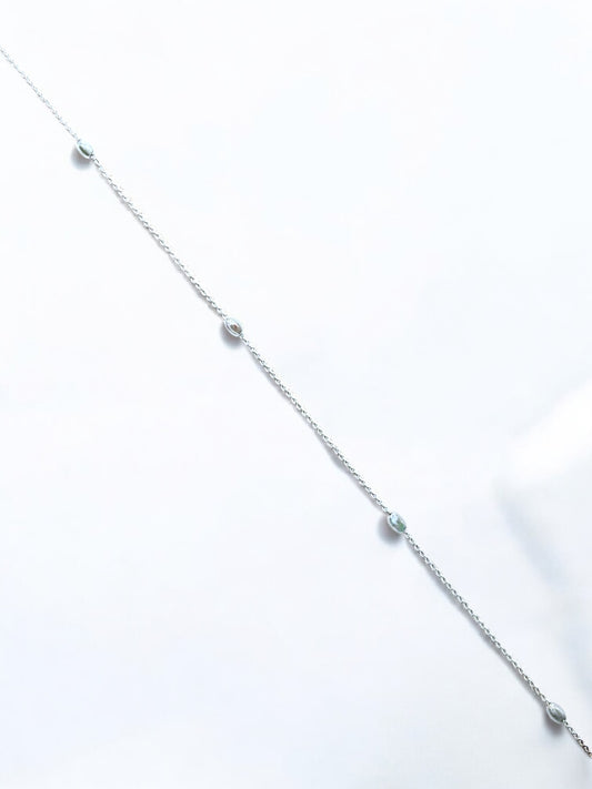 Silver Bead Chain Size 22" 3mm A165