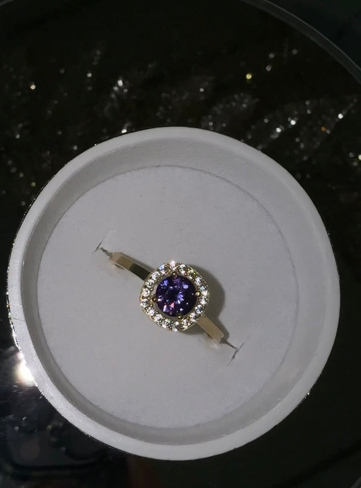 Purple Radiance Ring