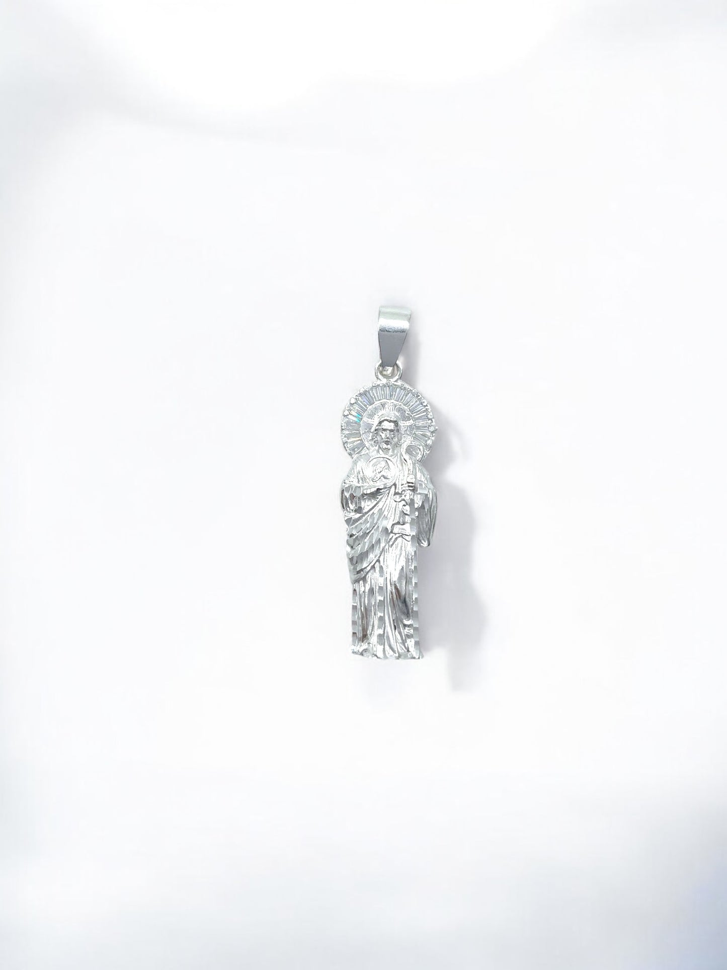 Silver Saint Jude Pendant A181