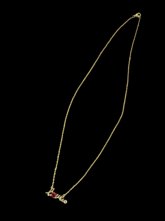 Gold Love Necklace